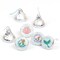 Big Dot of Happiness Let's Be Mermaids - Baby Shower or Birthday Party Round Candy Sticker Favors - Labels Fits Chocolate Candy (1 sheet of 108)